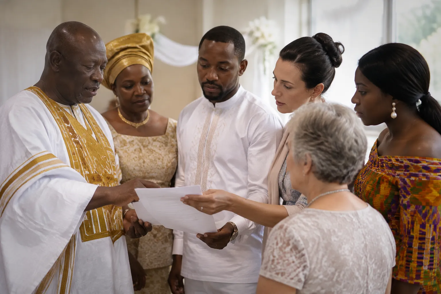 Combined or Separate Ceremonies for a Multicultural Ghanaian Wedding