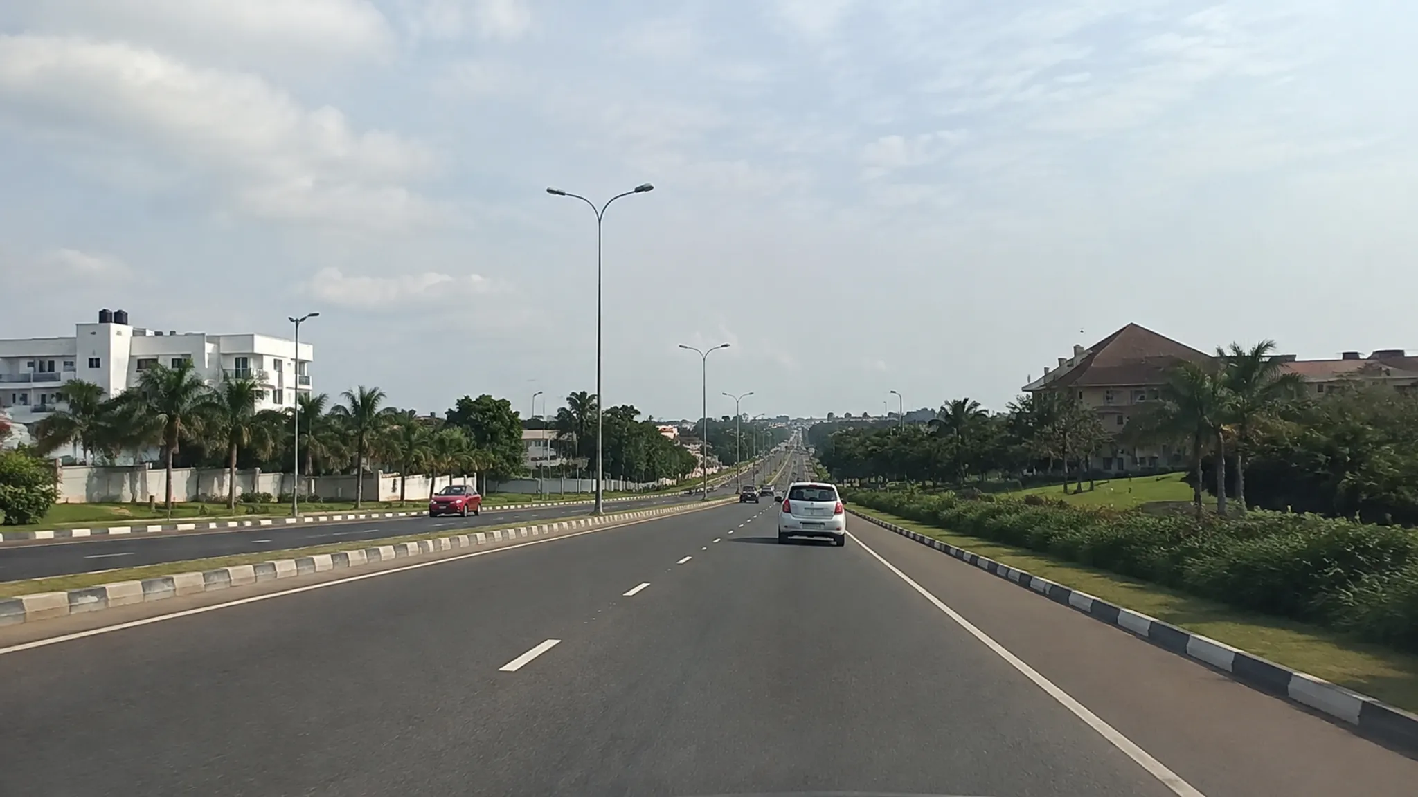 Road transfer planning between a Ghana airport, guest accommodation, rehearsal, and wedding venue